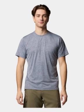 Columbia Tech Trail Utility Short Sleeve Crew férfi rövid ujjú sport póló kék színben 1