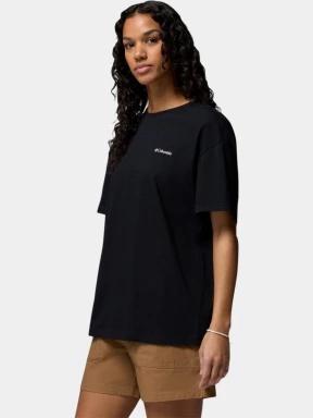 Columbia Rolling Bend Graphic Oversized Tee női rövid ujjú póló fekete színben 3
