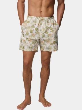 Columbia PFG Rambler Printed Water Short férfi fürdőnadrág zöld színben 1