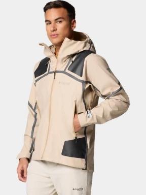 Columbia Whistler Peak Shell férfi esőkabát homok színben 3
