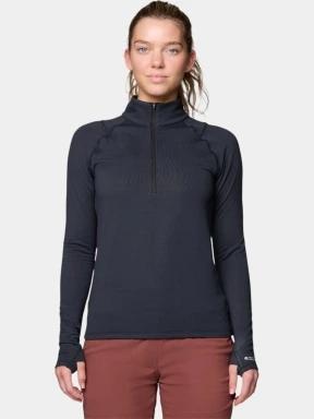 Mountain Hardwear Crater Lake Heavyweight Long Sleeve Half Zip női polár pulóver fekete színben 1