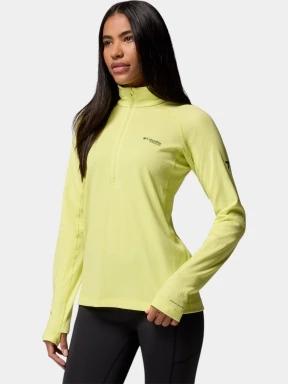 Columbia Driventure Half Zip női hosszú ujjú sport póló sárga színben 3