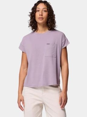 Columbia Daniela Falls Short Sleeve Shirt női rövid ujjú póló lila színben 1