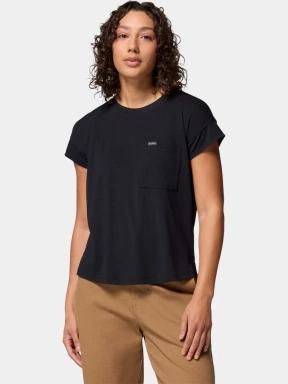 Columbia Daniela Falls Short Sleeve Shirt női rövid ujjú póló fekete színben 1