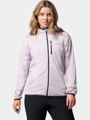 Columbia Essential Hike Grid Fleece Full Zip női polár pulóver lila színben 1