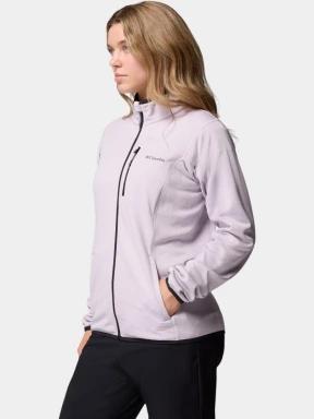 Columbia Essential Hike Grid Fleece Full Zip női polár pulóver lila színben 3