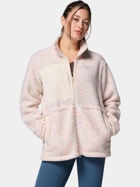 Columbia Stellar Path Fleece Full Zip női polár pulóver rózsaszín színben 1