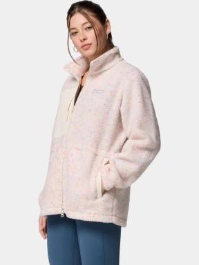 Columbia Stellar Path Fleece Full Zip női polár pulóver rózsaszín színben 3