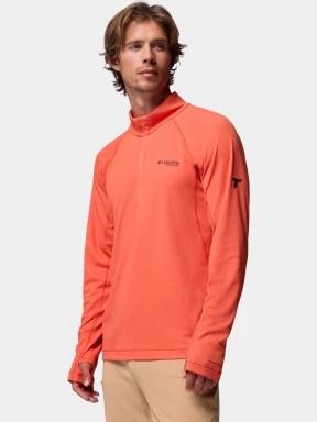 Columbia Driventure Half Zip férfi hosszú ujjú sport póló narancssárga színben 3