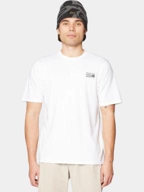 Mountain Hardwear MHW Box Logo Short Sleeve férfi rövid ujjú póló fehér színben 1