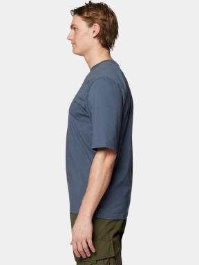 Mountain Hardwear MHW Logo Short Sleeve férfi rövid ujjú póló kék színben 3