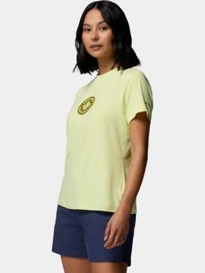Columbia Parsons Point Short Sleeve Graphic Tee női rövid ujjú póló sárga színben 3