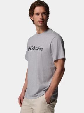 Columbia CSC Basic Logo Tee férfi rövid ujjú póló szürke színben 3