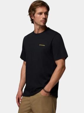 Columbia CSC Logo Back Tee férfi rövid ujjú póló fekete színben 3