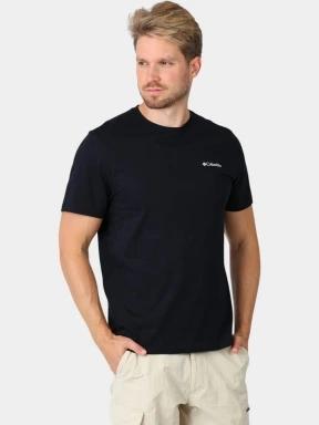 Columbia CSC Outdoor Back Graphic Tee férfi rövid ujjú póló fekete színben 1