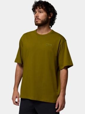 Columbia CSC Heavyweight Iconic Tee férfi rövid ujjú póló zöld színben 3