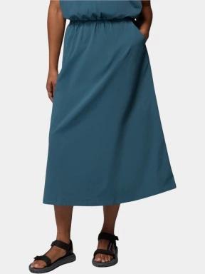 Columbia Chill Creek Long Woven Skirt női maxi szoknya kék színben 1