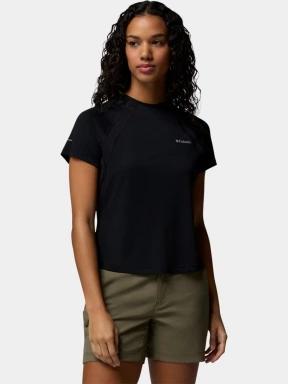 Columbia Stealth Spring Short Sleeve Tee női rövid ujjú sport póló fekete színben 1