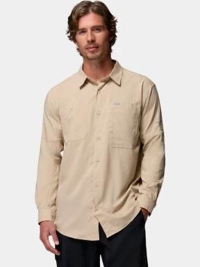 Columbia Silver Ridge Utility II Long Sleeve Shirt férfi hosszú ujjú ing homok színben 1