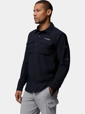 Columbia Silver Ridge Elite Long Sleeve Woven férfi hosszú ujjú ing fekete színben 3