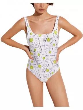Desigual Swim Cortazar női fürdőruha fehér színben 1