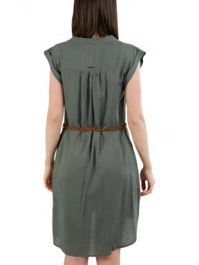 Fundango Mona Dress női ruha oliva színben 3