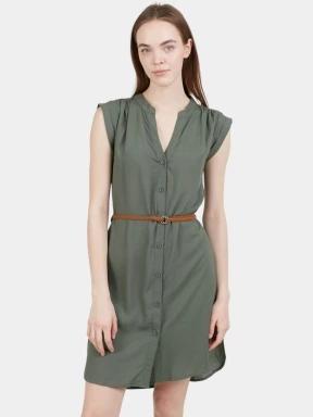 Fundango Mona Dress női ingruha oliva színben 1