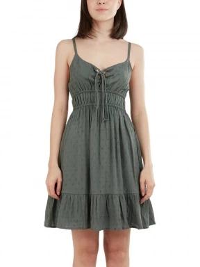 Fundango Sarah Mono Dress női ruha oliva színben 1