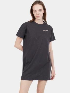 Fundango Swell Tee Dress női pólóruha fekete színben 1