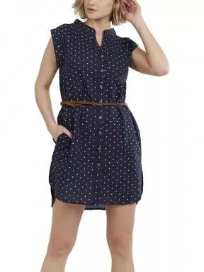 Fundango Mona Dress női nyári ruha sötétkék színben 1