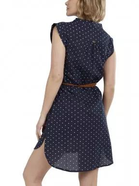Fundango Mona Dress női nyári ruha sötétkék színben 3