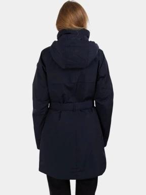 Fundango Charlotte Trenchcoat női ballonkabát sötétkék színben 3