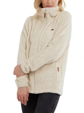 Fundango Shiren Fleece Jacket női polár pulóver homok színben 1