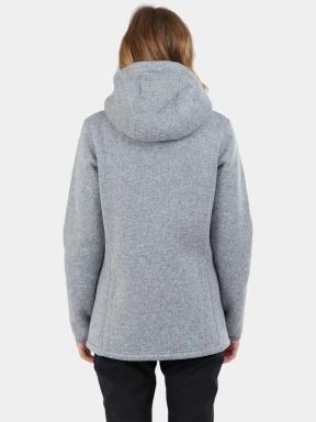 Fundango Ara Fleece Jacket női kapucnis pulóver szürke színben 3