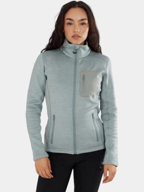 Fundango Antilles Melange Jacket női polár pulóver zöld színben 1