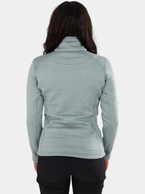 Fundango Antilles Melange Jacket női polár pulóver zöld színben 3