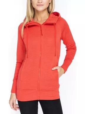 Fundango Share női polár pulóver magenta színben 1