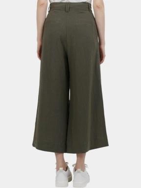Fundango Piper Pants női nyári nadrág oliva színben 3