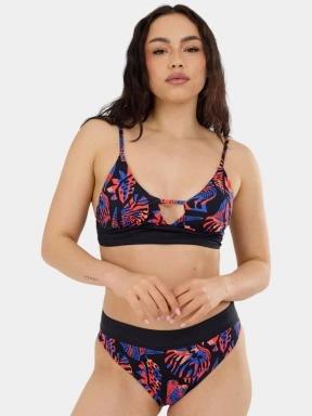 Fundango Sahara V-Neck Cami Top női bikini felső fekete színben 1