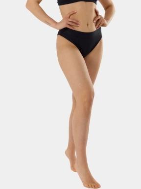 Fundango Sahara Midwaist Full Bottom női bikini alsó fekete színben 1