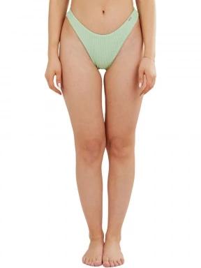 Fundango Sunset Brazilian Jacquard Bottoms női bikini alsó zöld színben 1
