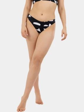 Fundango Hogg High Waisted Bottom női bikini alsó fekete színben 1