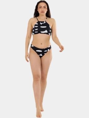 Fundango Hogg High Waisted Bottom női bikini alsó fekete színben 3