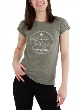 Fundango Amira T-shirt női rövid ujjú póló oliva színben 1