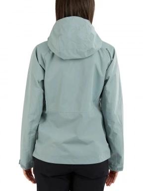 Fundango Piora Waterproof Jacket női esőkabát zöld színben 3