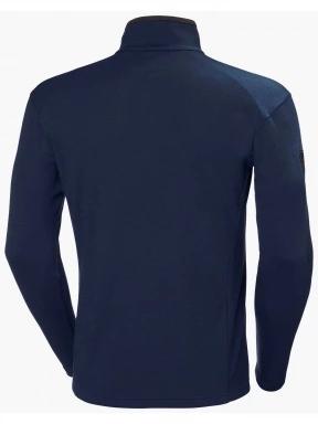 Helly Hansen Hp 1/2 Zip Pullover férfi hosszú ujjú sport póló sötétkék színben 3