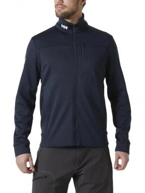 Helly Hansen Crew Fleece Jacket férfi polár pulóver sötétkék színben 1