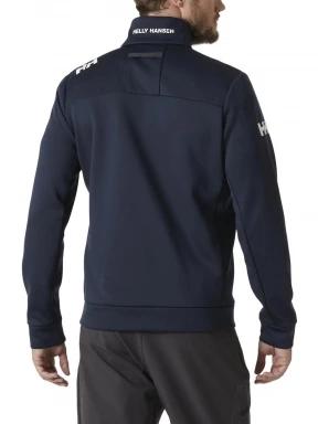 Helly Hansen Crew Fleece Jacket férfi polár pulóver sötétkék színben 3