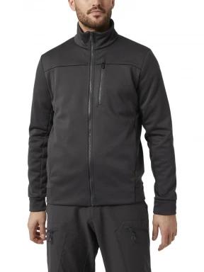 Helly Hansen Crew Fleece Jacket férfi polár pulóver fekete színben 1