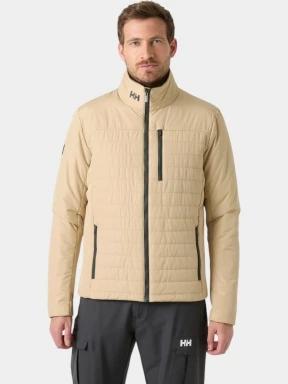 Helly Hansen Crew Insulator Jacket 2.0 férfi steppelt átmeneti kabát homok színben 1